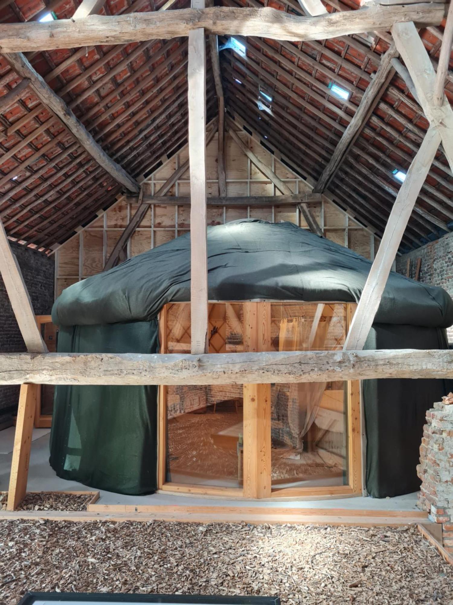 Vakantiewoning In Monumentale Boerderij Met Yurt Eckelrade Esterno foto